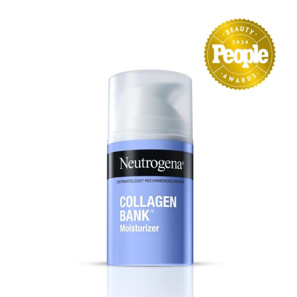 Neutrogena Collagen Bank Face Moisturizer, Daily Anti-Aging Face & Neck Collagen Cream with Bakuchiol