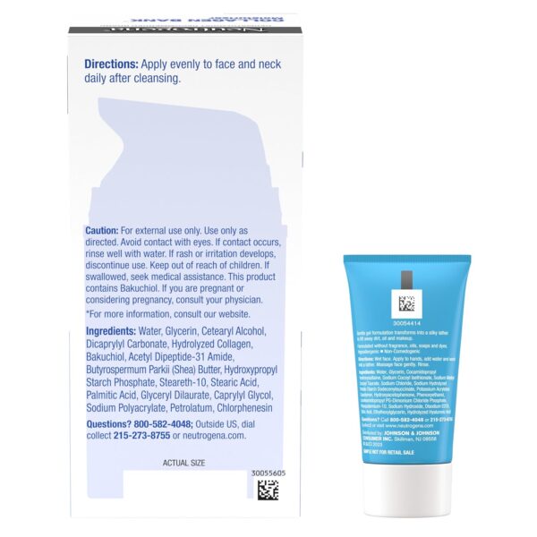 Neutrogena Collagen Bank Face Moisturizer, Daily Anti-Aging Face & Neck Collagen Cream with Bakuchiol - Image 6